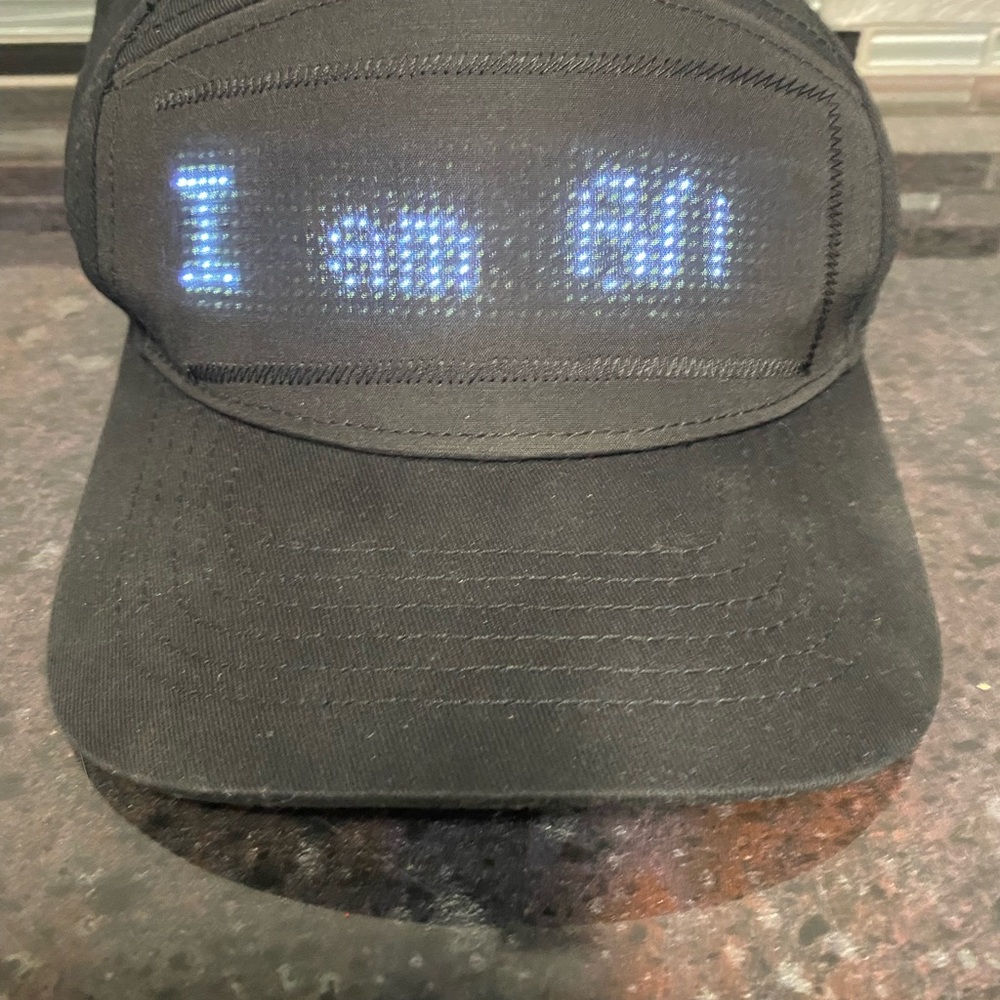 Black LED Display Cap